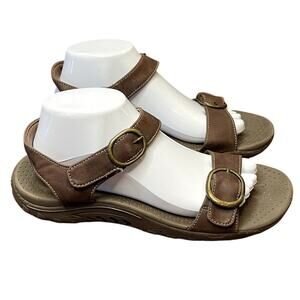 Skechers Women's Size 9 Reggae Always Brown Open Toe Sandals 41127